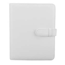 3 Inch 256 Pockets Photo Album PU Leather Photo Storage Collection Book for Instant Camera White