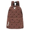 Hyuyikuwol Corduroy Backpack Mini Travel Rucksack Casual Daypack Capacity Book