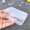 Farmer Mani 12Pcs Rectangular Mini Plastic Storage Containers (3.46 x