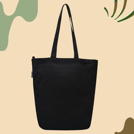 earthsave Canvas Tote Bag for Women|Printed Multipurpose Cotton Bags|Cute Hand Bag for Girls|Best for College, Travel, Grocery| Reusable Shopping Bag|Eco-Friendly Tote Bag |Print :Bottle Vase