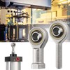 TA-VIGOR 2PCS POS6 M6 Male Rod End Bearing Set, M6x1