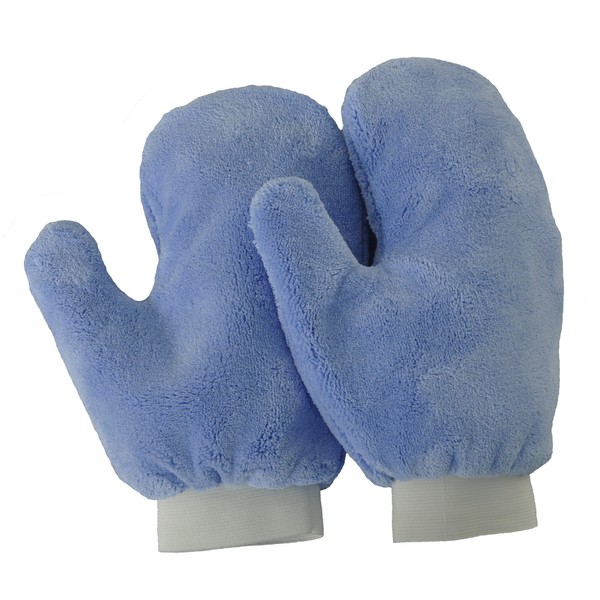 Eurow Microfiber Terry Weave Mitt with Thumb (2-Pack)