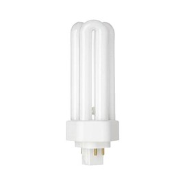 GE Low Energy Lighting 4 Pin Triple Tube CFL 26w GX24Q-3 Extra Warm White (2700k) 12000 Hours, G24d, 26 W