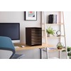 Safco Products Vertical Desktop Sorter, 11 Compartment, Black