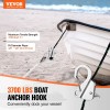 Hhp Anchor 304 Stainless Steel Quick Release Boat Anchor Hook
