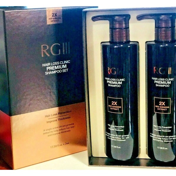 RGIII RG3 PREMIUM HAIR LOSS PREVENTION CLINIC SHAMPOO Red Ginseng (THICKNESS)