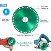 Comphic 6PCS Composite Multifunctional Grinder Blades, Indestructible Disc for Rock