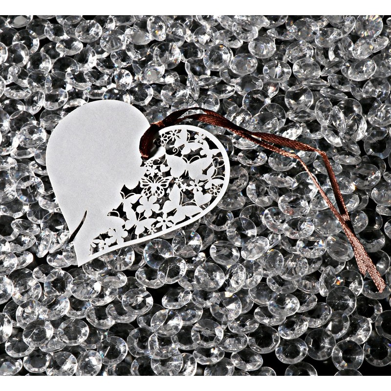 ABSOFINE Deco Diamonds 12 mm 500 g, Approx. 1500 Pieces