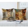 LHAIFA Brown Decorative Throw Pillow Covers 18x18 Set of 4