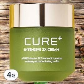 Kim Jeong-moon Aloe Skin Moisturizing Skin Nutrition Cure Intensive 2X Cream 4pcs 50g / 김정문알로에 피부촉촉 피부영양 큐어 인텐시브 2X 크림 4개 50g