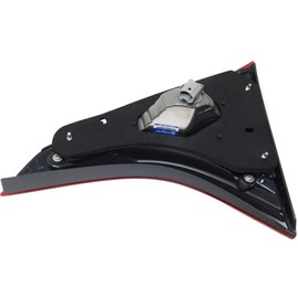 CarLights360: For 2017 2018 2019 Toyota Corolla Tail Light Inner Driver Side Pink Lens w/Bulbs DOT Certified For TO2802135