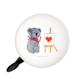 Mr. & Mrs. Panda XL Koala Artist Bicycle Bell, Gift, Large Bicycle Bell, Proof of Love, Drawing, Feelings, Large Bicycle Bell, Large