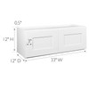 Design House Kitchen Cabinets-Wall, 12 in, White, 33 x 12