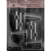 MEGAPHONE LOLLY Chocolate Candy Mold With Molding Instruction - Set of 3