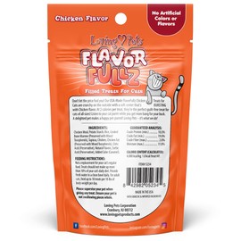 Loving Pets Flavorfullz Filled Treats for Cats, Chicken 3 oz.