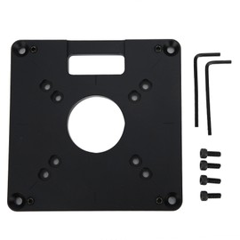 Router Table Insert Plate Aluminium Alloy CNC Trimmer Woodworking Engraving Accessory