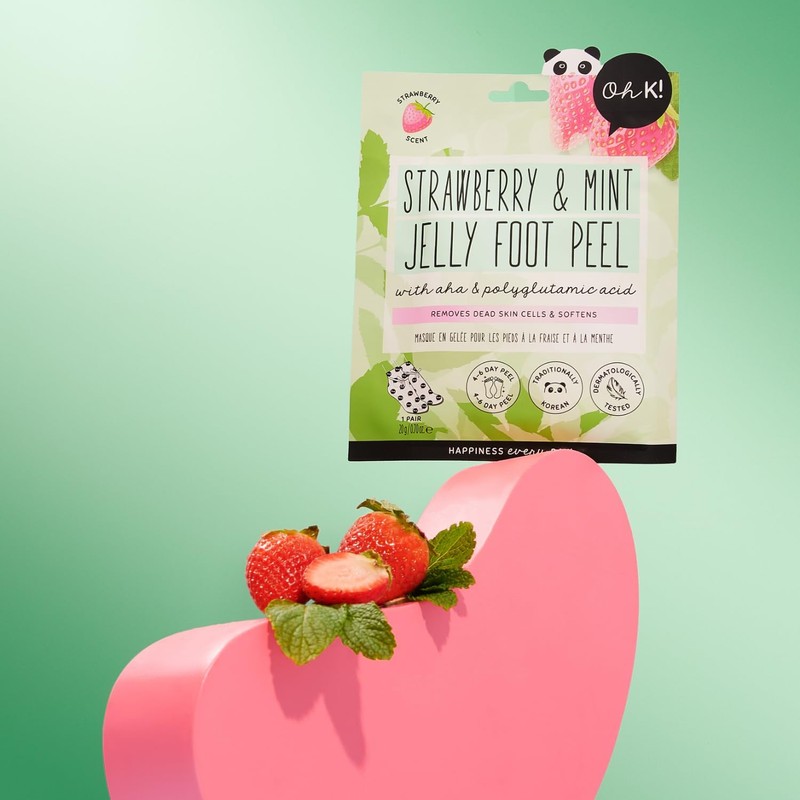 Jelly Foot Peel - Strawberry and Mint Jelly by Oh