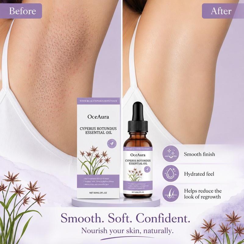 Cyperus Rotundus After Shave Oil for Women – Moisturizing Body