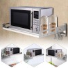 CNCEST Wall Mount Microwave Oven Shelf Kitchen Item Storage Bracket