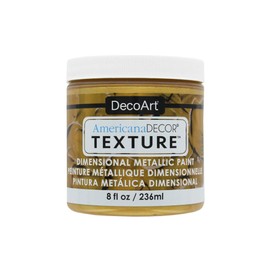 Decoart Texture Metallics 8oz Brt Gld, None