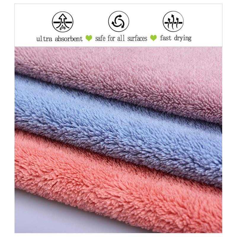 MAYOUTH Microfiber rag Bulk Multi-Functional for House Furniture Reusable Rags