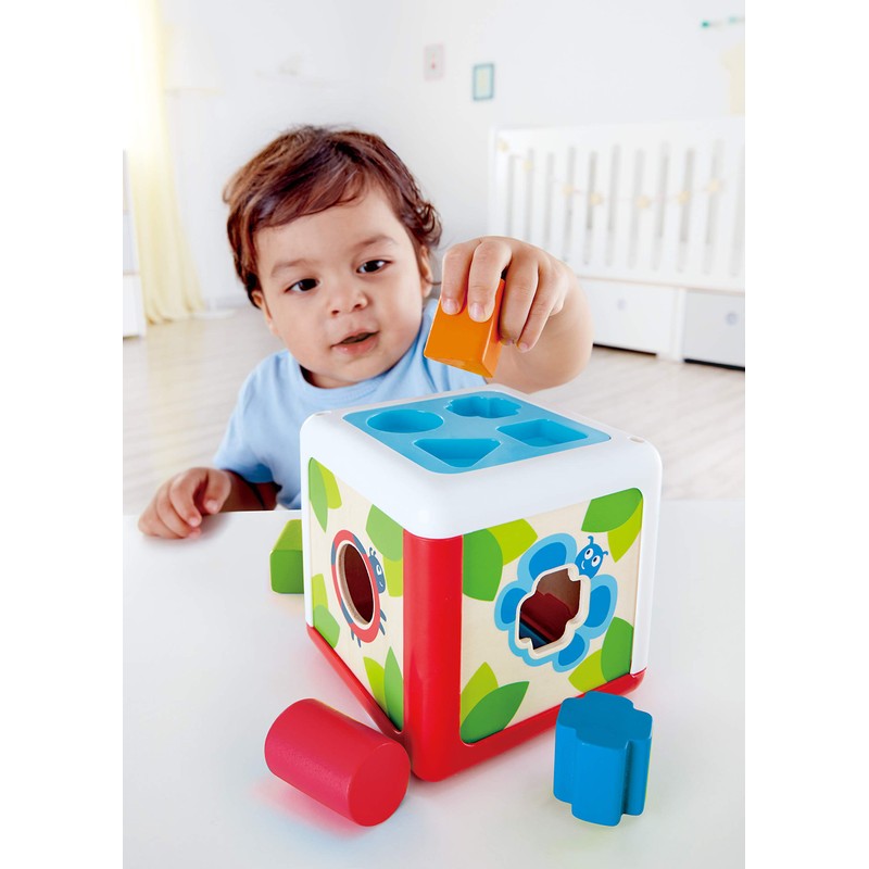 Hape Shape Sorting Box | Cute Animal Wooden Shape Sorter
