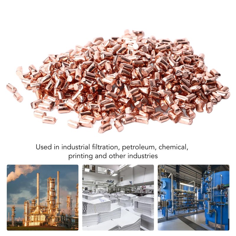99.99% High Purity Copper Grain, Raw Copper Metal, 200g Copper