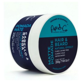 Pomada Para Cabello Y Barba Matte Pomade De Papi & Co 200g