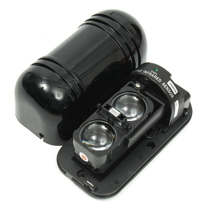 GuDoQi Double Beam Security Active IR Detector 100m Photoelectric Home