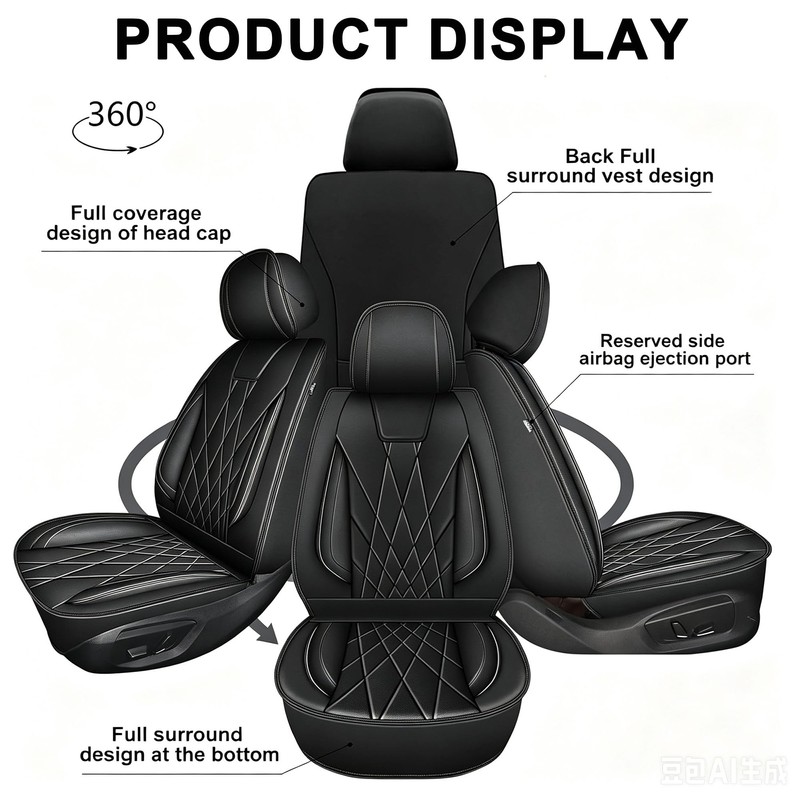 RAWAKORW Car Seat Covers for Lexus RX 350 2007-2024 2025