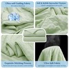 Joysoul King Size Seersucker Cooling Comforter - Lightweight Q-Max 0.45