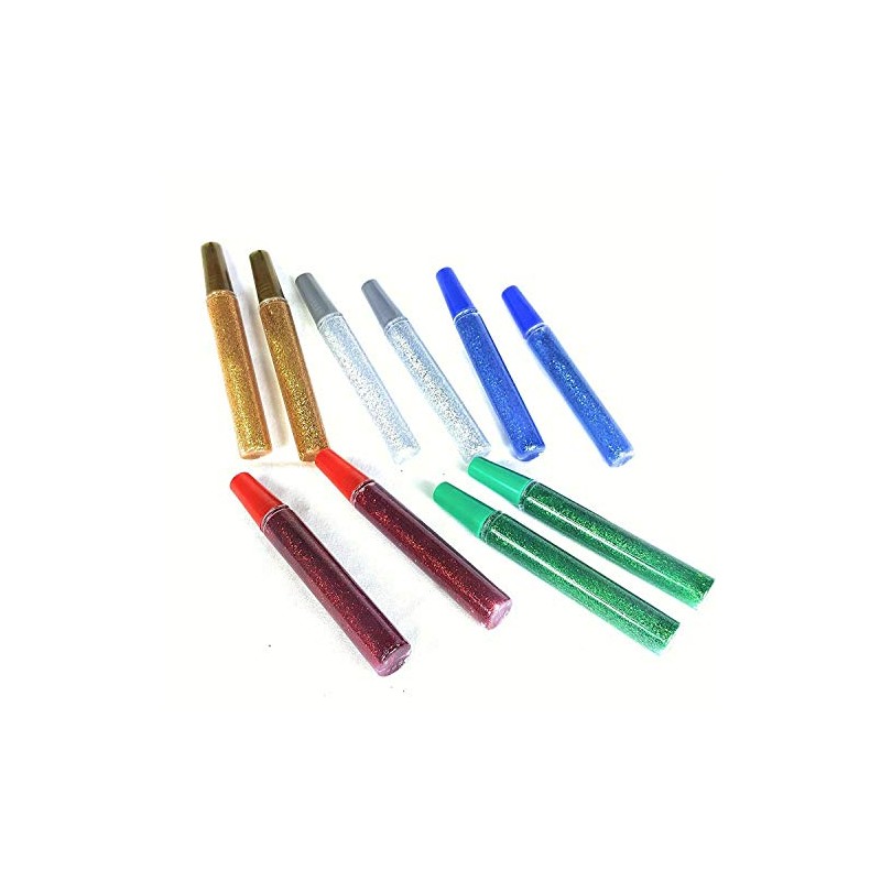 Assorted Glitter Glue Sticks, 10 Pack