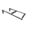 Marine Boat SS 2 Steps TELESCOPING Ladder Over Platform Rubber