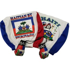 Haiti Headrest Cover Flag Fit for Cars Vans Trucks-Sold by a Pairs w/ Haitian boxing gloves