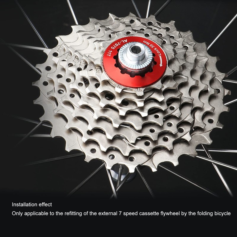 ANKROYU 7 Speed Cassette Bicycle Flywheel, Replacement Bicycle Rear Chain