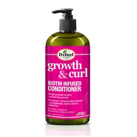 Difeel Growth and Curl Biotin Conditioner 33.8 oz. - Hair Condtioner for Curly Hair, Conditioner Curly Hair