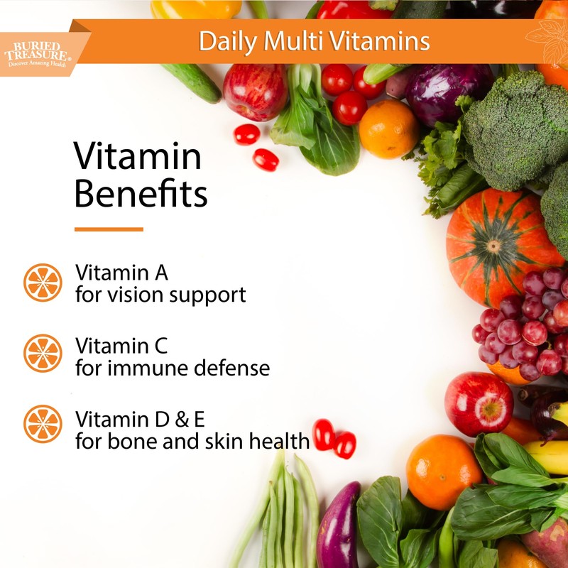 Buried Treasure VM100 Daily Multi - 32 Servings, Liquid Vitamins