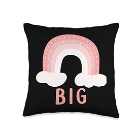 Little Pledge Rush Alumnae Family Reveal Party Fun Big Little Sorority Week Reveal College Sister Recruitment Throw Pillow, 16x16, Multicolor