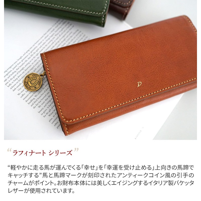 Dakota DA-31743 Women's Genuine Leather Long Wallet, Camel