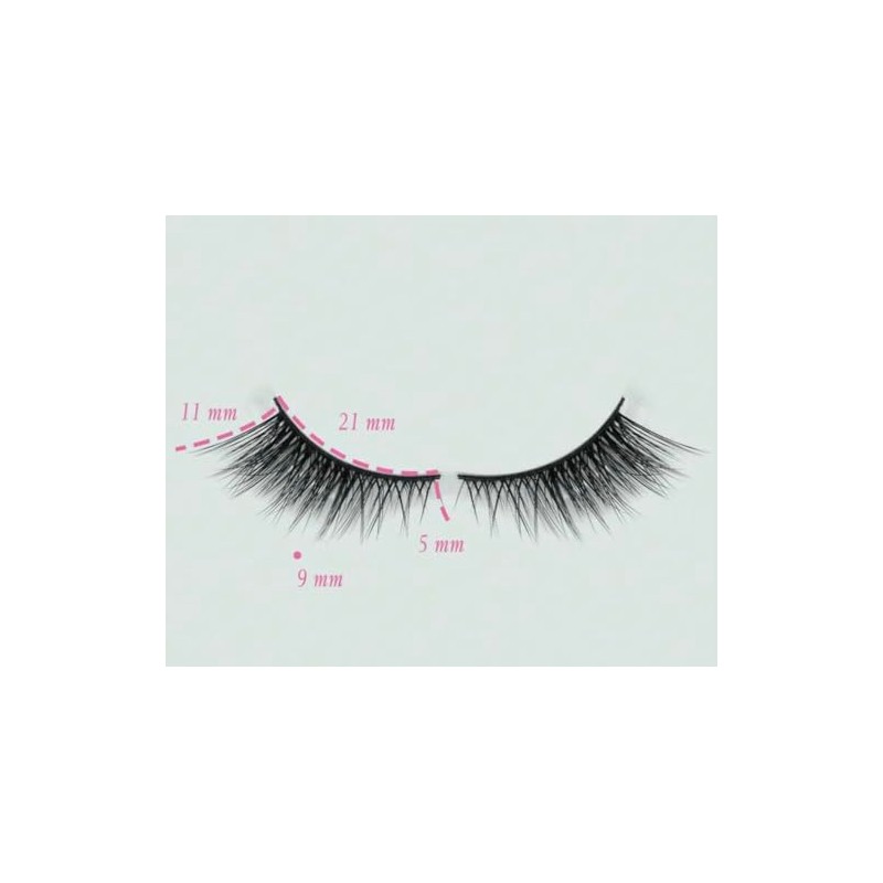 Luxury 3D Faux Mink Half Eyelashes – 10 Pairs, Reusable