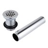 Grid Drain Strainer Assembly Without Overflow for Bathroom Sink, C.O.