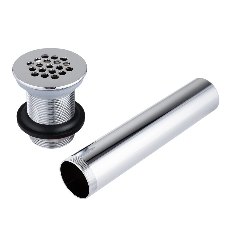 Grid Drain Strainer Assembly Without Overflow for Bathroom Sink, C.O.