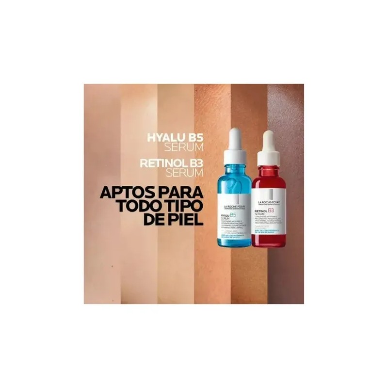 Kit Hidratante Serum Hyalu B5 Retinol B3 La Roche Posay