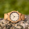 BOBO BIRD Men's Bamboo Wooden Watch Number Scale Quartz Wrist