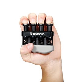 D'Addario Accessories | Ejercitador de mano para instrumentos | Varigrip | Mejora destreza y fuerza en dedos, mano y antebrazo - Ergonómico