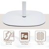 tonchean Portable Standing Desk, Adjustable Height 18’‘-47’’ Mini Floor Desk,