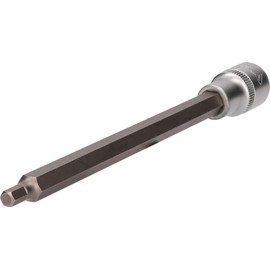 BRILLIANT TOOLS BT022891 1/2 Inch Hex Socket Bit Socket, 200 mm Long, 6 mm [Powered by KS Tools]