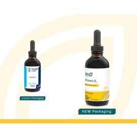 Klaire Labs SFI Health Vitamin D3 Liquid Drops - High Potency 5000IU VIT D in Easy-to-Absorb MCT Oil - Immune Support - No Soy, No Artificial Colorings or Flavors (120ml / 4 fl oz)