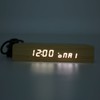Wooden Digital Alarm Clock with Wireless Charging 3 Level Dimmer