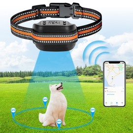 Moclever GPS Dog Fence, 2 in 1 GPS Dog Collar Fence System&GPS Tracker, Wireless GPS Dog Fence with 3 Training Mode 32-2887ft Radius IPX6 Waterproof for Small Medium Large Dogs